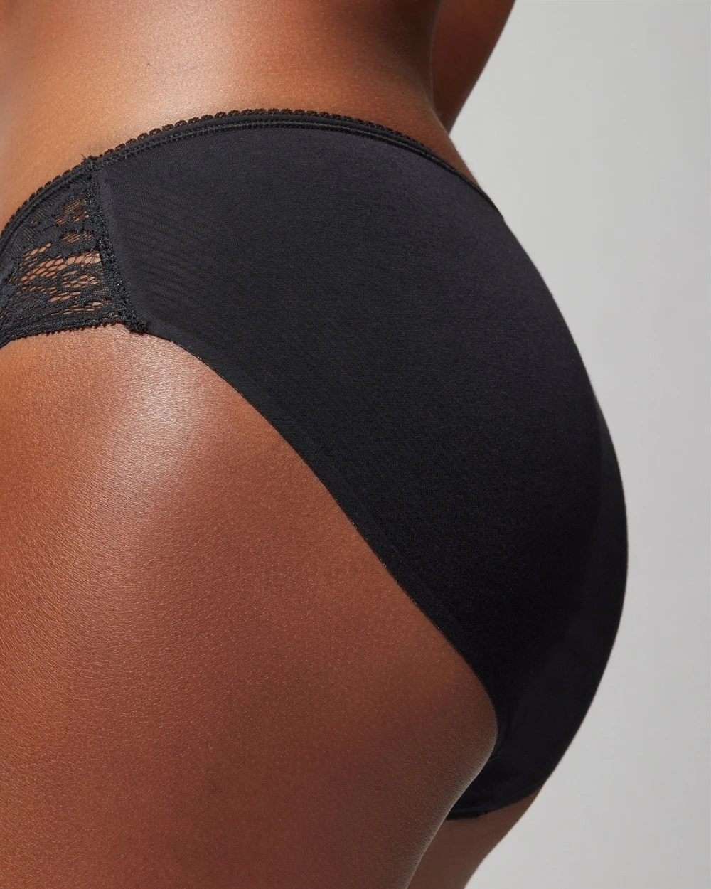 Vanishing Edge Cotton Blend W/Lace Hipster 5 Vanishing Edge Cotton Blend W/Lace Hipster - Image 3