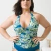 Soma Swim Adjustable Halter Tankini Swim Top