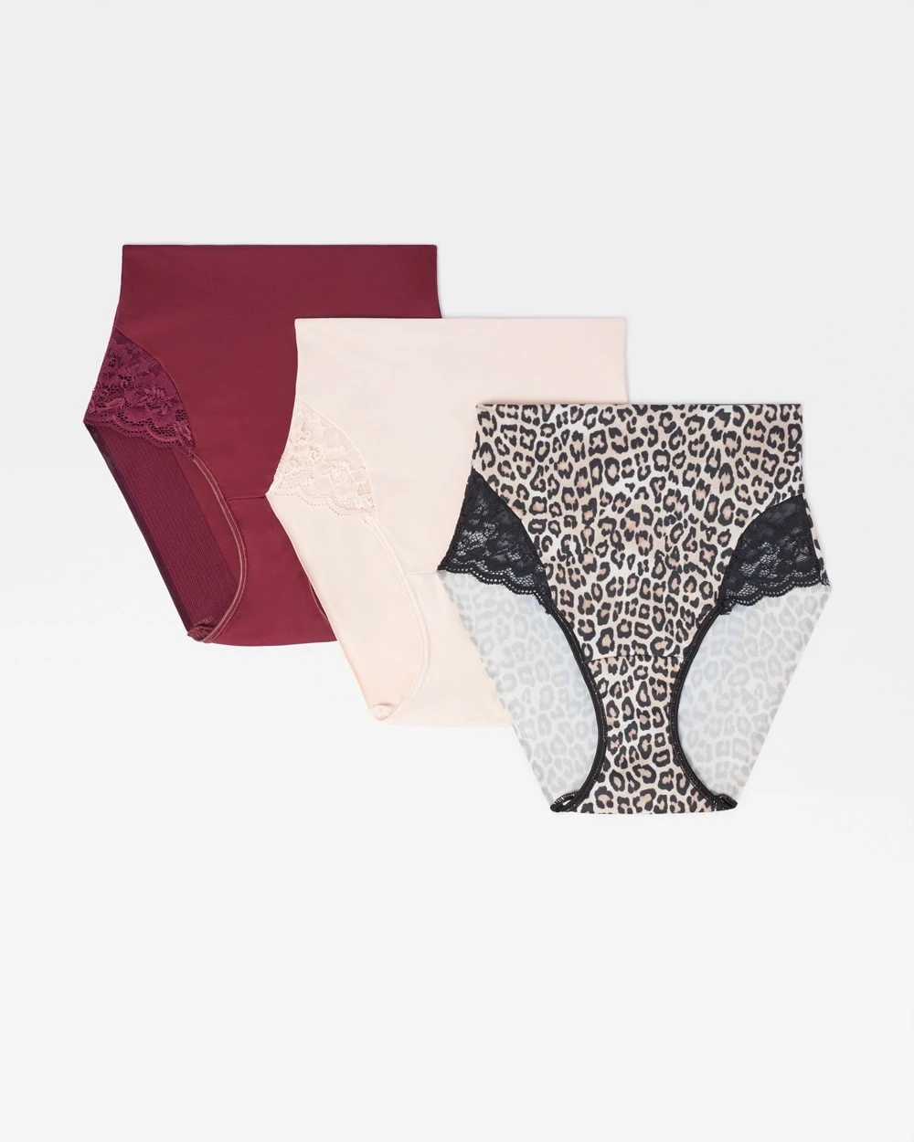 Vanishing Tummy Retro Brief With Lace 3-Pack 3 Vanishing Tummy Retro Brief With Lace 3-Pack