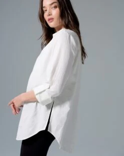 Relaxed Fit Linen Shirt -Shapewear Favour 570321139ext2 large