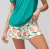 Cool Nights Curved Hem Pajama Shorts -Shapewear Favour 570321529 5217 large