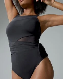 Bleu Rod Don't Mesh With Me High Neck One Piece -Shapewear Favour 570343645ext2 large