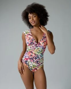 Bleu Rod Party Animal Cap Sleeve One Piece