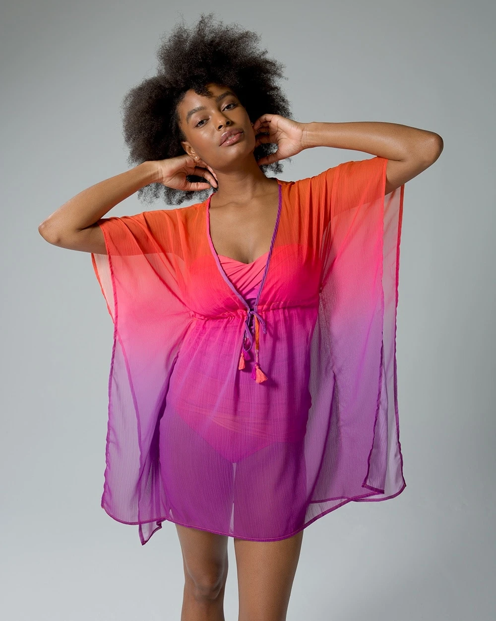 Bleu Rod Cool Breeze Chiffon Caftan 3 Bleu Rod Cool Breeze Chiffon Caftan