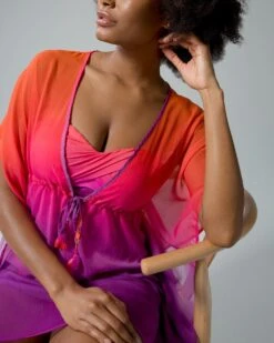 Bleu Rod Cool Breeze Chiffon Caftan 9 Bleu Rod Cool Breeze Chiffon Caftan -Shapewear Favour 570343657ext3 large