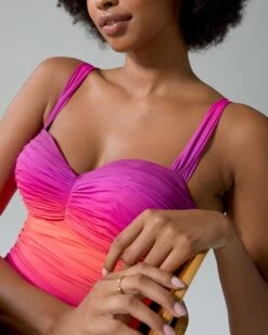 Bleu Rod Cool Breeze Shirred One Piece -Shapewear Favour 570343685ext2 large