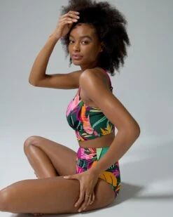 Soma Swim V-Wire Cropped Bikini Top -Shapewear Favour 570344491ext3 large