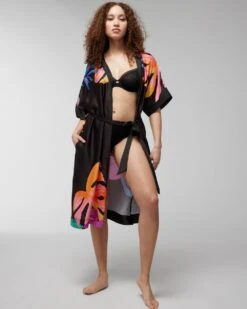 Satin Midi Robe -Shapewear Favour 570346020ext3 large