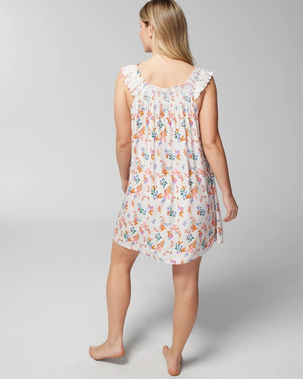 Woven Smock Sleeve Sleepshirt 5 Woven Smock Sleeve Sleepshirt - Image 3