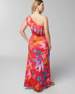 Soft Jersey One-Shoulder Maxi Bra Dress -Shapewear Favour 570348202ext2 large