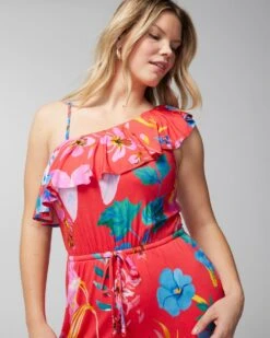 Soft Jersey One-Shoulder Maxi Bra Dress -Shapewear Favour 570348202ext3 large