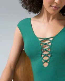 Bleu Rod Hole-In-One Cap Sleeve One-Piece -Shapewear Favour 570350149ext2 large