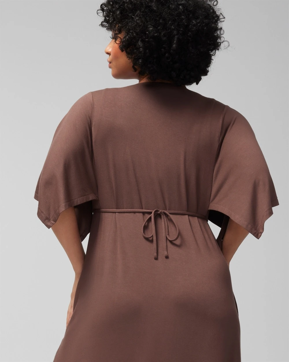 Soft Jersey Caftan Midi Bra Dress 5 Soft Jersey Caftan Midi Bra Dress - Image 3