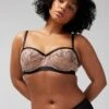 Linework Embroidered Unlined Balconette Bra -Shapewear Favour 570350829 3706 large