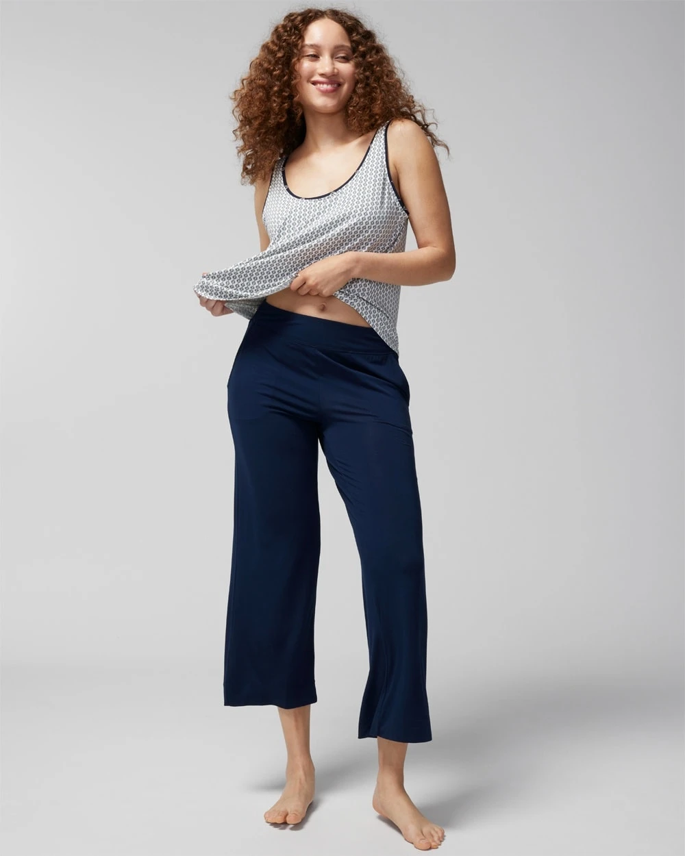 Cool Nights Cropped Pajama Pants 5 Cool Nights Cropped Pajama Pants - Image 3